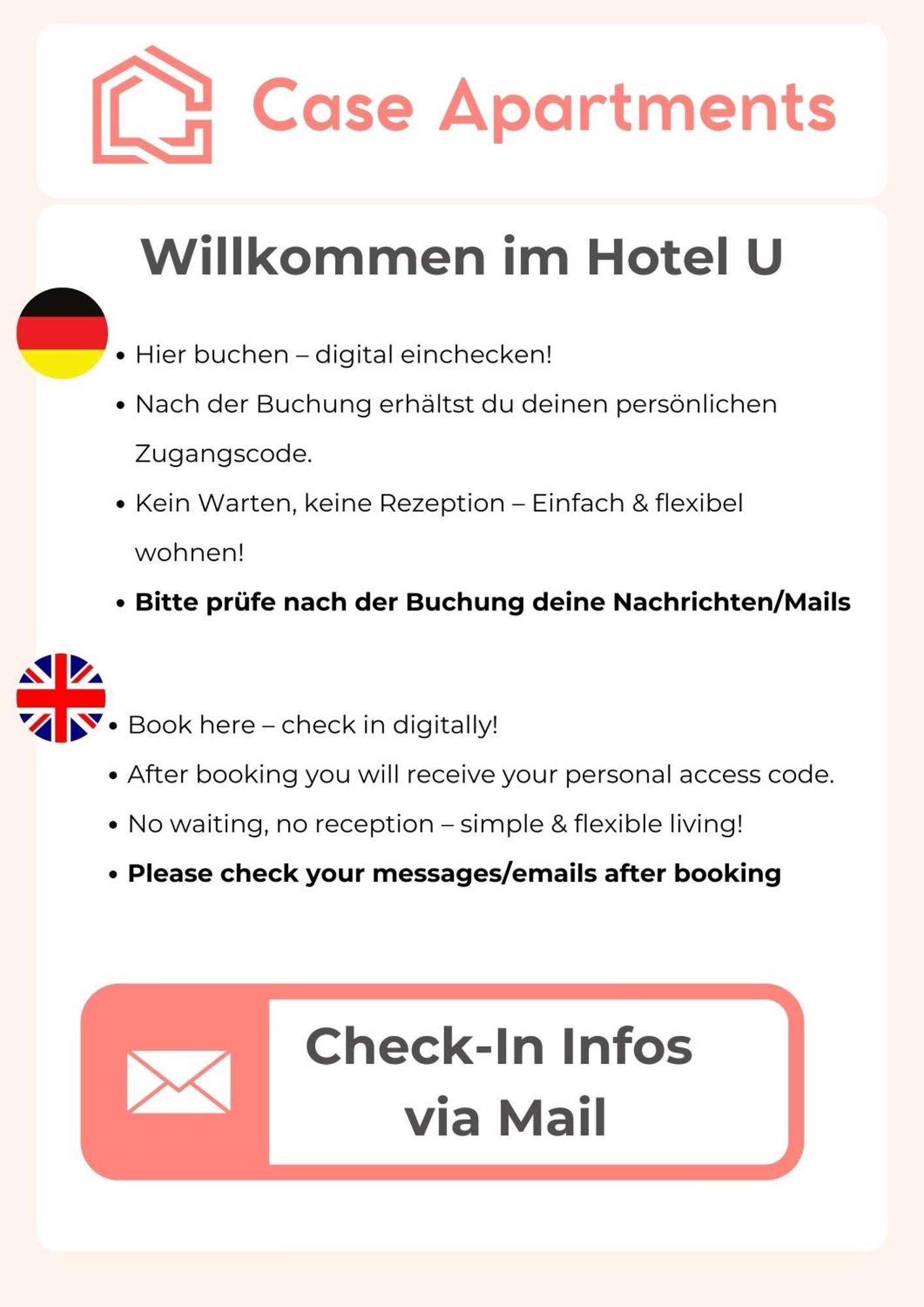 Hotel U Muelheim Free Parking Highspeed Wifi Mülheim an der Ruhr Exterior foto